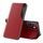 Eco Leather View Case für Samsung Galaxy A27 5G - Schutzhülle mit Standfunktion - Rot