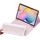 Θήκη με Bluetooth πληκτρολόγιο για Samsung Galaxy Tab S6 Lite 10,4" - CFS6L, ροζ