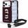 Karl Lagerfeld Saffiano K&C Heads Pins and Logo Crossbody ümbris iPhone 17 Pro / 18 Pro – burgundia