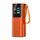Aluminium Powerbanka pro nabíjení notebooků, 20 000 mAh, 100W, PD 3.0 s integrovaným výsuvným USB-C kabelem, oranžová
