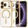 iPhone 17 Pro / 18 Pro ümbris – Techsuit Luxury Crystal MagSafe – kuldne
