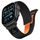 Tech-Protect Nylon Elite Apple Watch 8 / 9 / 10 / 11 / 12 / SE / Ultra (44 / 45 / 46 / 49) mm, čierno-oranžový