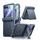 Samsung Galaxy Z Flip 8 aizsargvāciņš – Dexnor 360 Kickstand – zils