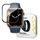 Folie de sticlă securizată hibrid Wozinsky Watch Glass, Apple Watch 7 / 8 (45 mm), neagră