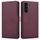 Tech-Protect Samsung Galaxy A27 5G Hoesje - Bookcase met Standaard & Kaarthouder - Wijnrood