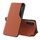 Eco Leather View Case, Samsung Galaxy S25 Plus, oranžové