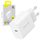 Blavec punjač BC-7, GaN4, PD QC 45W 3A, USB-C, bijeli