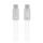 Cablu Forcell F-Energy USB-C - USB-C, QC4.0, PD, 5A, 100W, 1,2 m, alb