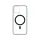 iPhone 15 Pro skaidrus dėklas – ER Case Ice Snap Black Edition MagSafe – skaidri