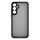 Matt Case Schutzhülle für Samsung Galaxy A55 - Mattem Rauchgrau Transparent Design - Schwarz