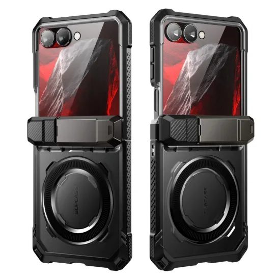 Supcase UB Grip Mag MagSafe, Samsung Galaxy Z Flip 8, černý