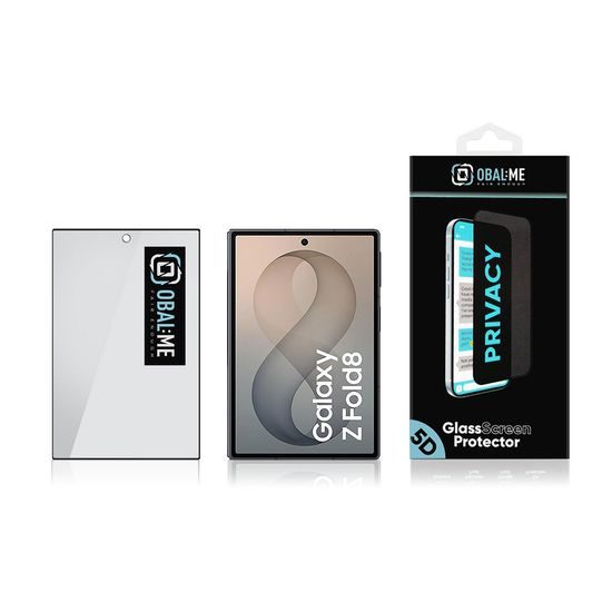 OBAL:ME Privacy 5D Tvrzené Sklo pro Samsung Galaxy Z Fold 8, černé
