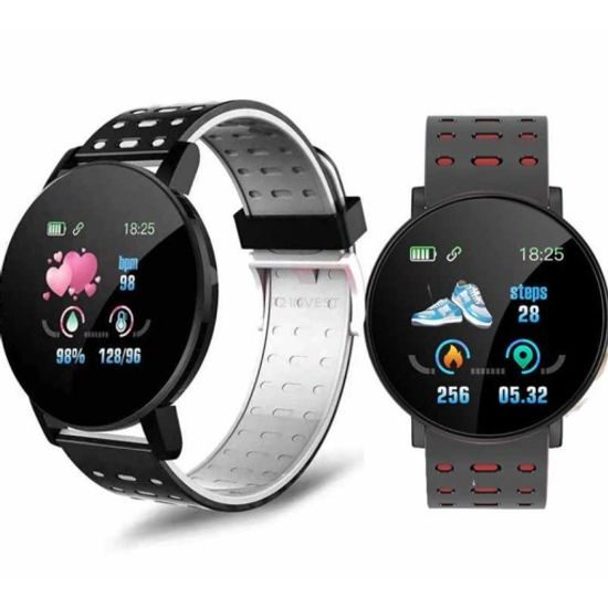 Smart Band 119 Plus, černo-bílý