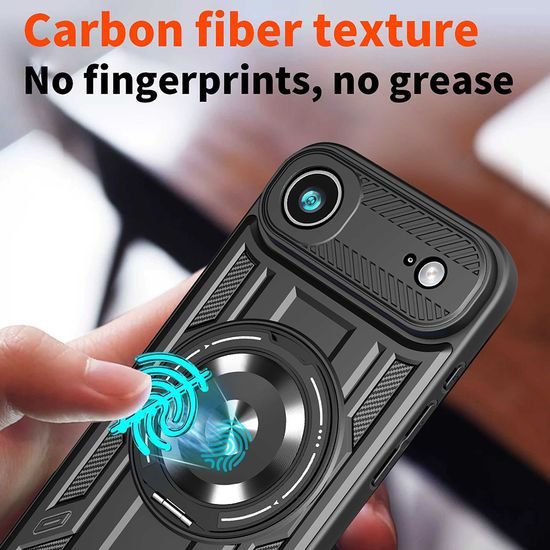 Techsuit RuggedCam, iPhone Air, μαύρο