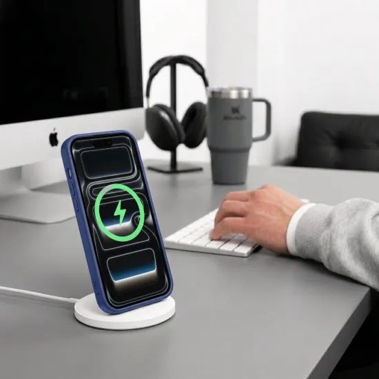 Tech-Protect MagMat MagSafe Case für iPhone 17 Pro Max / 18 Pro Max - Hybride Schutzhülle mit Camera Control - Blau