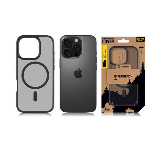 Tactical MagForce Hyperstealth etui, iPhone 16 Pro, ciemnoszary