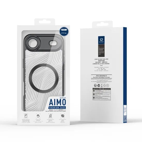 iPhone Air dėklas – Dux Ducis Aimo Mag MagSafe – juoda