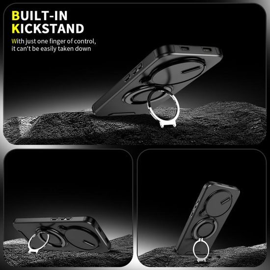 Camslide Stand maska, Xiaomi Redmi Note 15 Pro 5G, crna