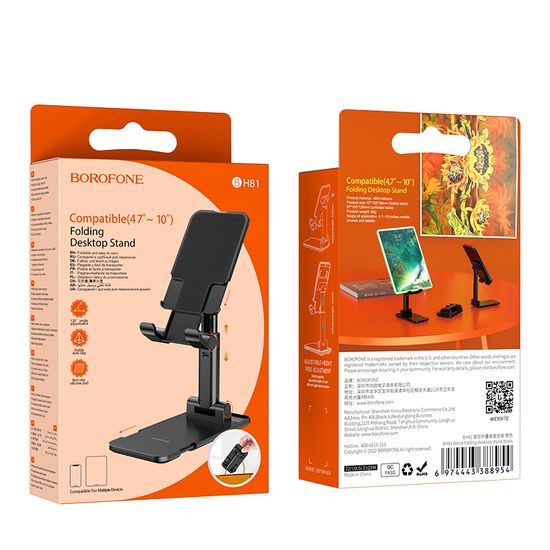 Borofone BH81 Stojak na telefon / tablet, czarny