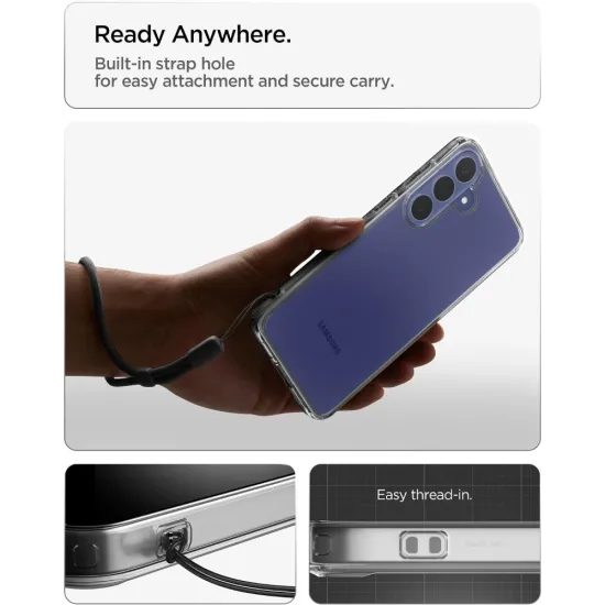 Spigen Ultra Hybrid θήκη για κινητό, Samsung Galaxy S26 FE, Crystal Clear