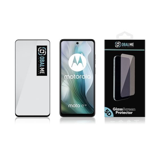 OBAL:ME 5D Tvrdené Sklo pre Motorola E14, čierne