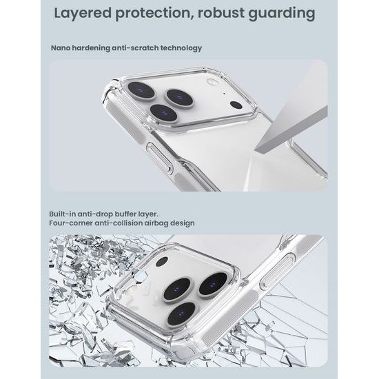 Nillkin Nature TPU PRO Θήκη, iPhone 17 Pro Max, διάφανη