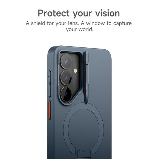 Suritch MagSafe Kickstand Camprotector maska Samsung Galaxy S26, plava