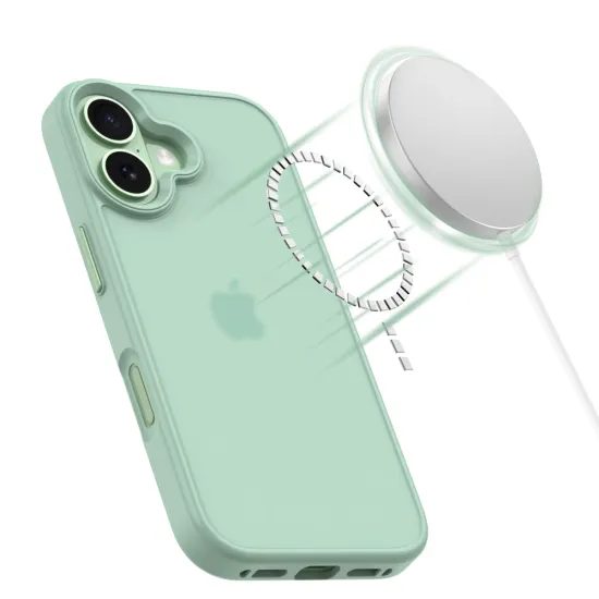 Tech-Protect MagMat, iPhone 17, ματ sage