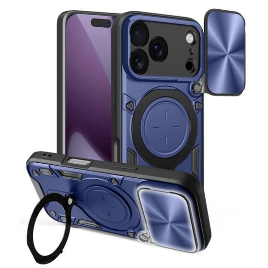 iPhone 17 Pro / 18 Pro ümbris – Techsuit CamGuard Pro – sinine