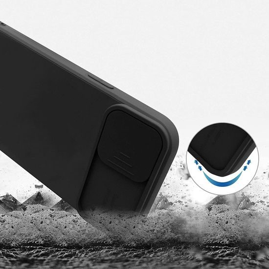 Nexeri obal s ochranou šošovky, iPhone 13 Pro Max, čierny