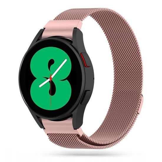 Tech-Protect Milanaise Armband 2 für Samsung Galaxy Watch 4 40 / 42 / 44 / 46 mm, rosa