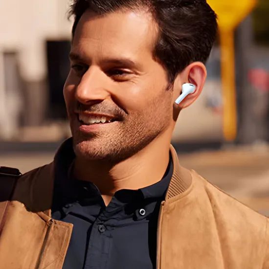 Dudao U19 TWS Ασύρματα Ακουστικά με LED Οθόνη, Λευκά