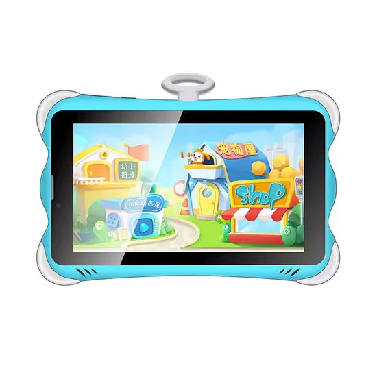 Wintouch K712 táblagép gyerekeknek játékokkal, Android, dupla kamera, kék színű