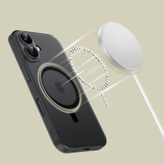 Tech-Protect MagSlim MagSafe, iPhone 16, μαύρο ματ
