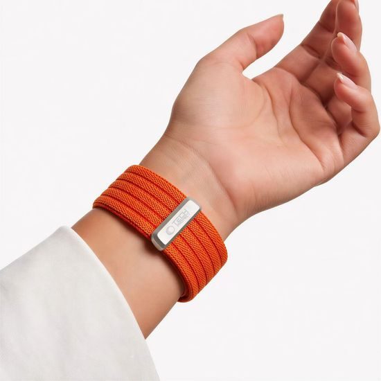Apple Watch 8 / 9 / 10 / 11 / 12 / SE / Ultra (44 / 45 / 46 / 49 mm) apyrankė – Tech-Protect Nylon Sport – oranžinė