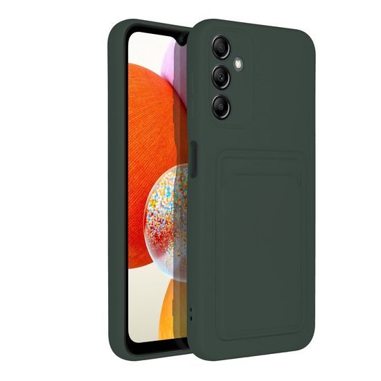 Husă Card Case, Samsung A14 5G / A14 4G, verde