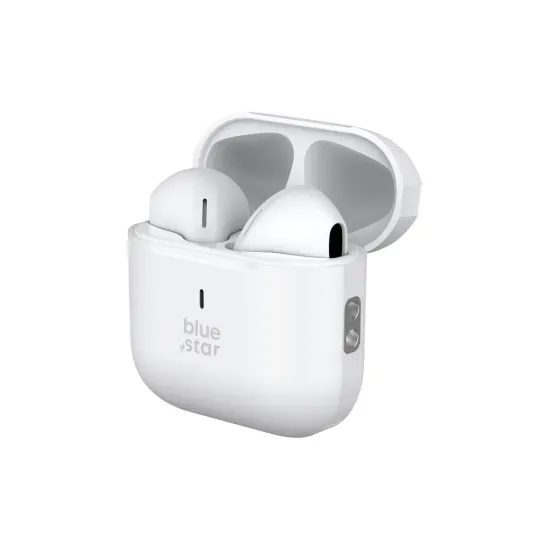 BlueStar Ασύρματα Bluetooth Ακουστικά TWS Nova Fi5, λευκά