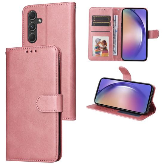 Θήκη Magnet, Samsung Galaxy A55, ροζ