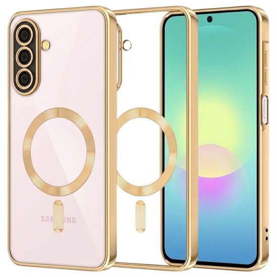 Techsuit Luxury Crystal MagSafe, Samsung Galaxy A27 5G, χρυσό