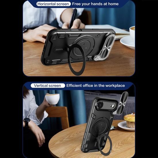 Techsuit CamGuard Pro, iPhone Air, μαύρο