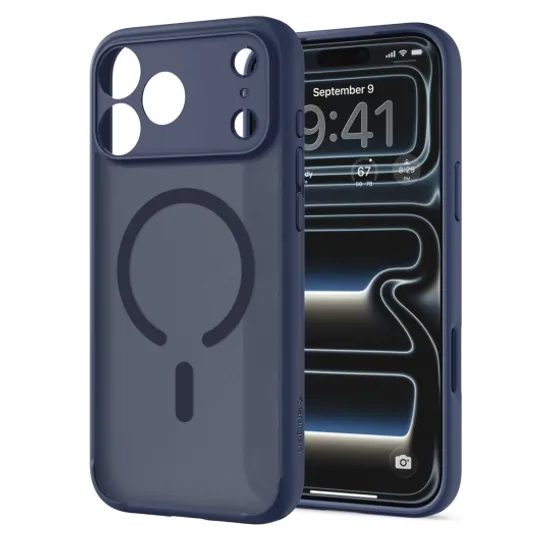 Spigen Ultra Hybrid Mag s MagSafe, iPhone 17 Pro / 18 Pro, modrý