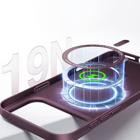Torras OriginFit-Mag Series Case für iPhone 17 Pro / 18 Pro - MagSafe Schutzhülle mit Magneten - Violett