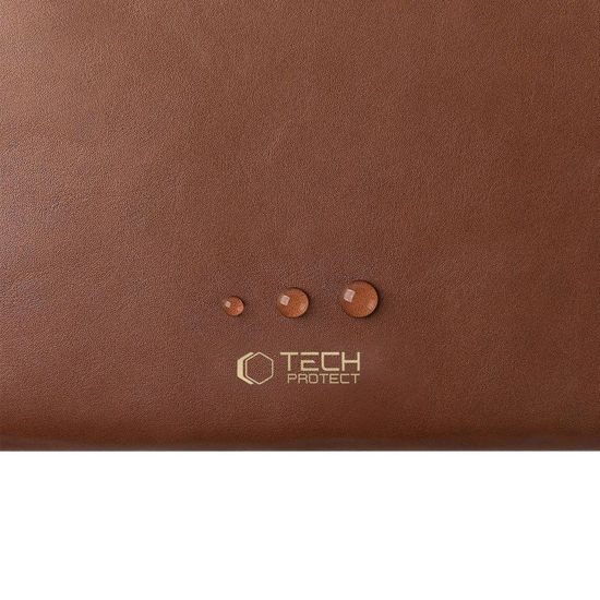 Tech-Protect Fleece Θήκη Laptop 15-16, καφέ