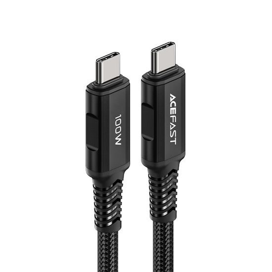 Acefast kabel USB-C - USB-C 2m, 100W (20V / 5A), crna (C4-03 black)