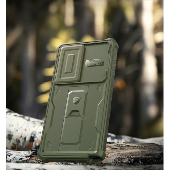 Dexnor 360 Kickstand Camprotector Θήκη Samsung Galaxy S25 Ultra, Πράσινη