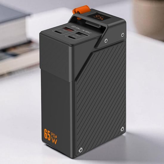 Blavec akupank BJ-50 30 000 mAh 65W 2× USB-C + 2× USB-A – must