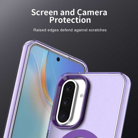 Techsuit CandyCase MagSafe, Samsung Galaxy A36 5G, μωβ