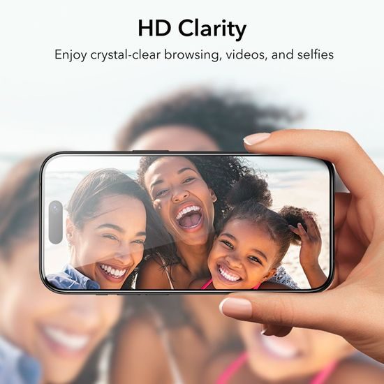 ESR adatvédelmi edzett üveg, iPhone 15