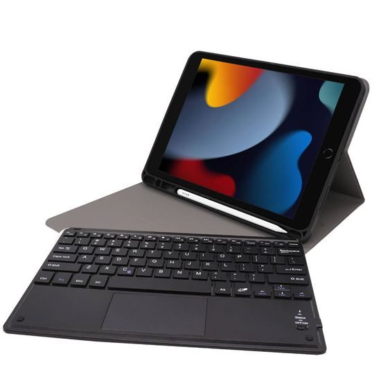 Pouzdro s klávesnicí a touchpadem pro Apple iPad 10.9 2022, růžové