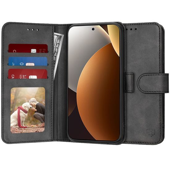 Techsuit Diary Book, Xiaomi Redmi Note 15 Pro 5G, μαύρο